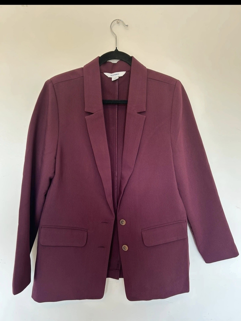 Old Navy Women's Burgundy Blazer Jacket